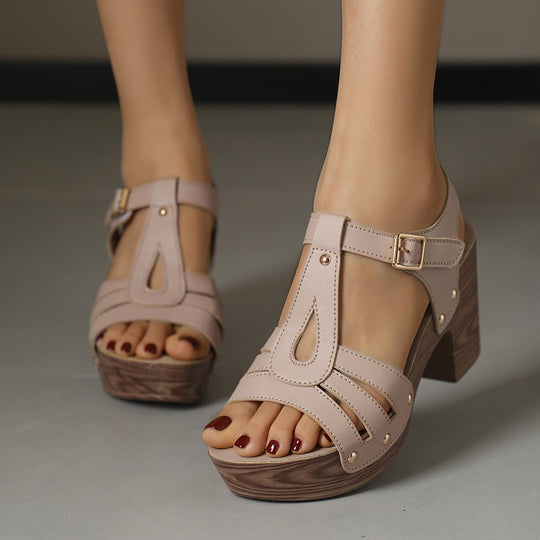 Damen modische Plateau-Sandalen EB