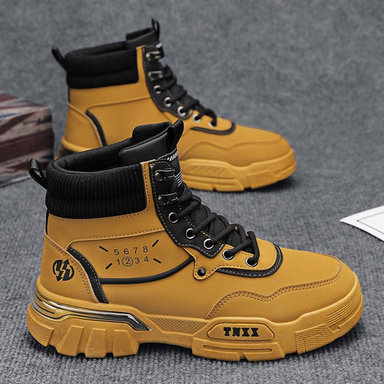 Damen hochschulgeeignete Winterstiefel mit rutschfester Sohle und praktischer Schnürung EB