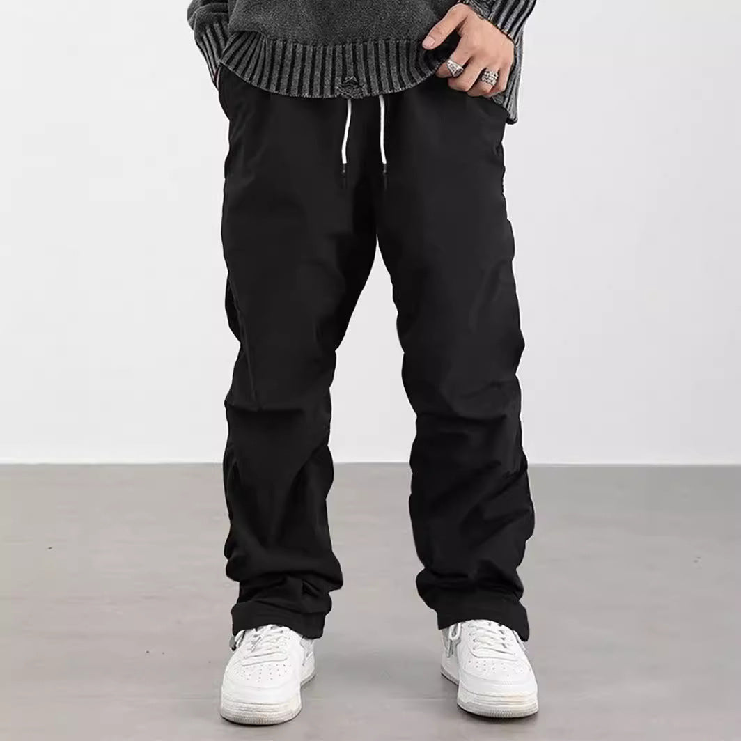 Herren lässige Cargo-Hose mit elastischem Bund und praktischen Taschen EB