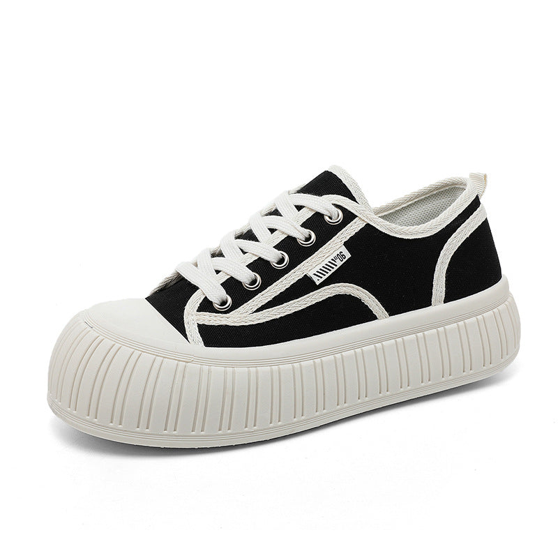 Damen Plateau Sneakers mit trendigem Design und komfortabler Dämpfung EB