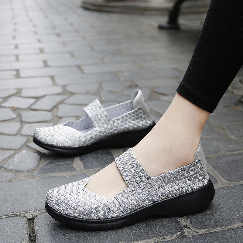 Damen Komfortable Ballerinas mit flexiblem Design und rutschfester Sohle EB