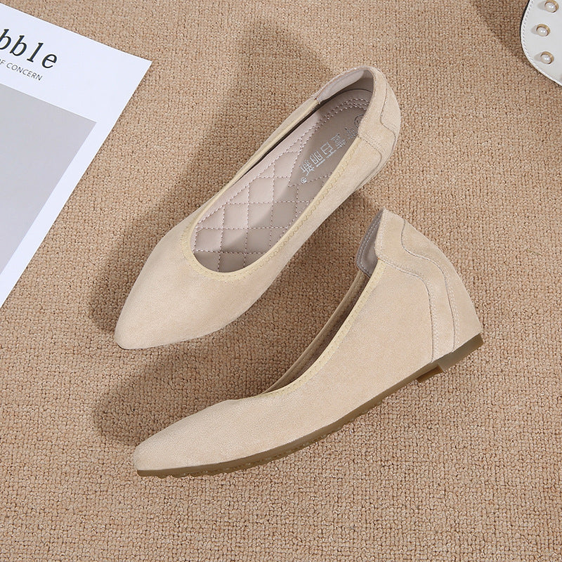 Damen Wedges Ballerinas mit bequemer Sohle und elegantem Design EB