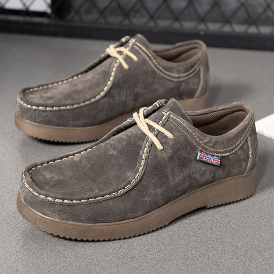 Damen elegante Mokassins aus hochwertigem Wildleder mit komfortabler Sohle EB
