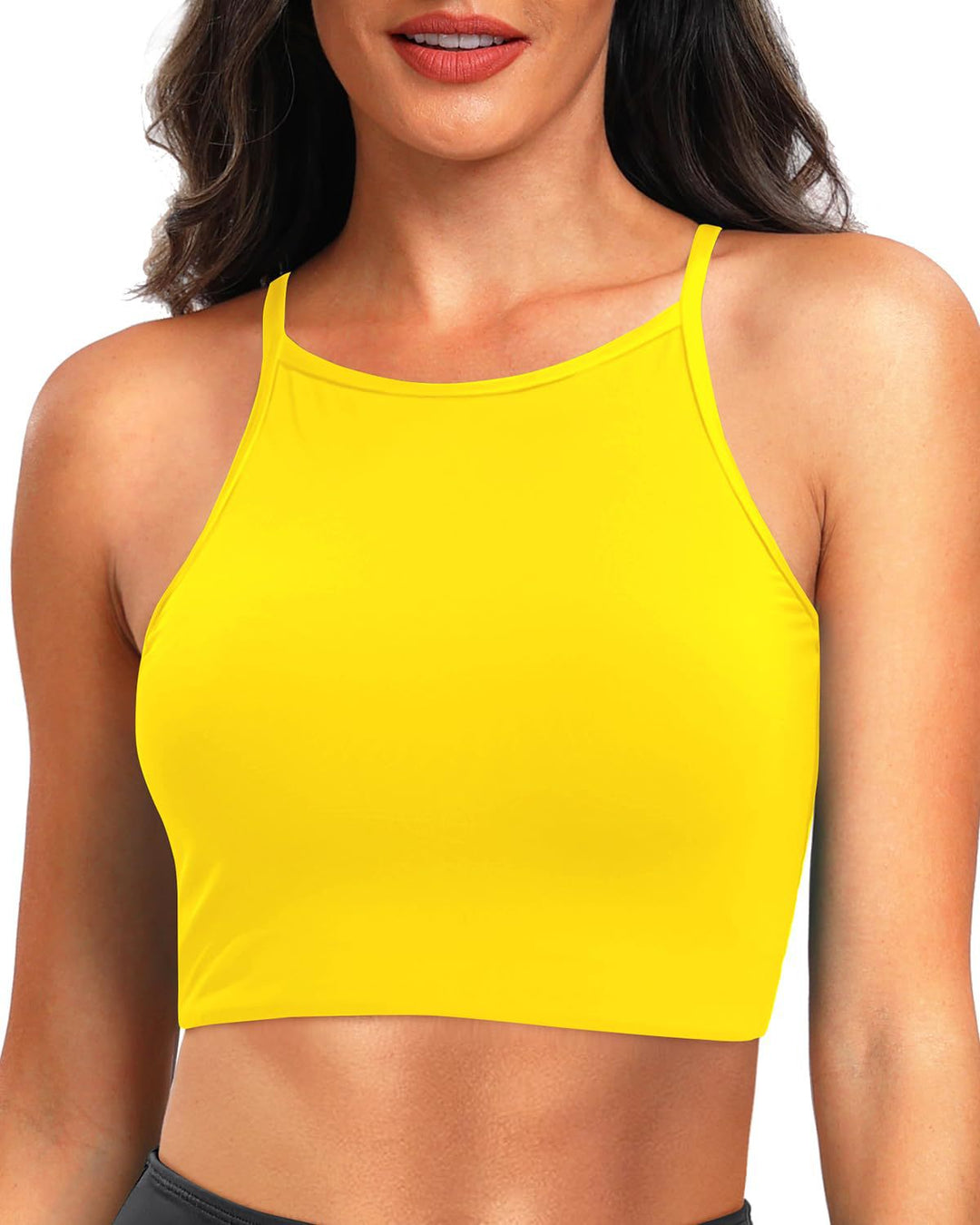Damen Sportliches Crop-Top EB
