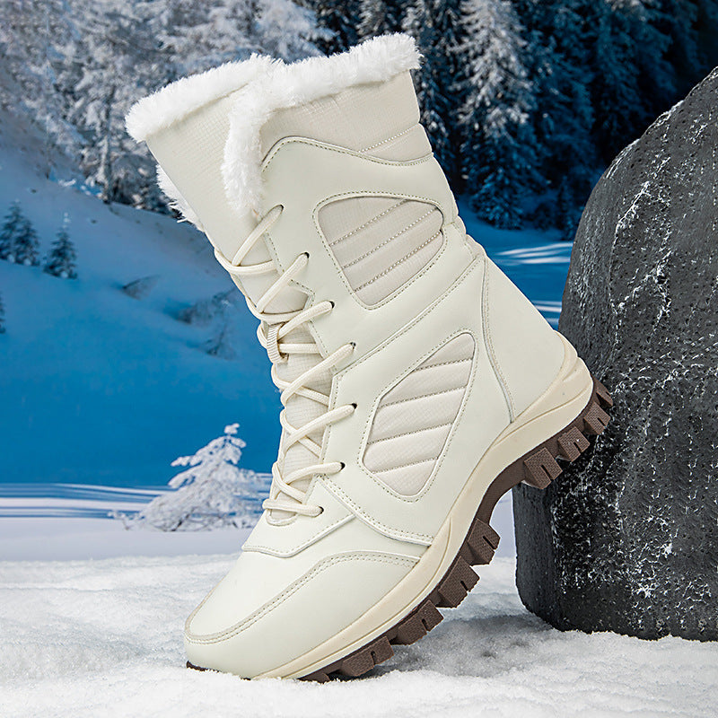 Damen Isolierte Stiefel mit rutschfester Sohle und weichem Innenfutter EB