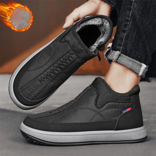 Damen Bequeme Winter Sneaker mit kuscheligem Innenfutter und rutschfester Sohle EB