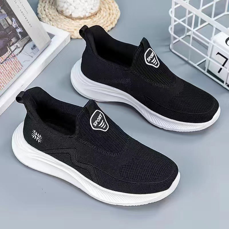 Damen Sneakers im sportlichen Design mit elastischem Schaft und rutschfester Sohle EB