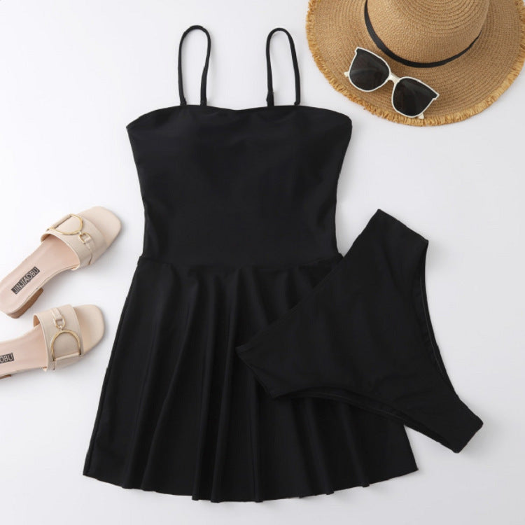 Damen Schwimmanzug mit schwingendem Rock EB