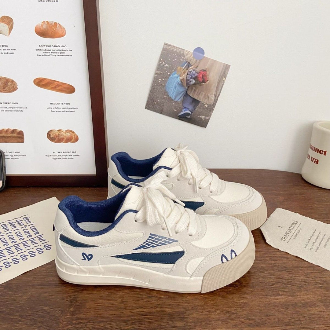 Damen Bequeme Sneakers mit kreativem Design und atmungsaktiver Oberflächenstruktur EB