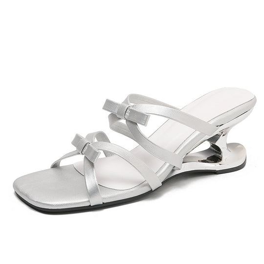 Damen Elegante und modische Slingback Sandaletten EB
