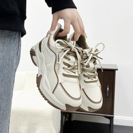 Damen Chunky Sneaker mit dämpfender Sohle und atmungsaktivem Obermaterial EB