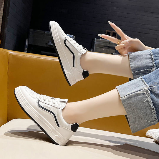 Damen lässige Sneakers mit modischem Design und dämpfender Außensohle EB