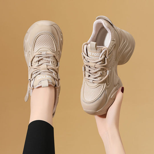 Damen Atmungsaktive und komfortable Sneakers mit dämpfender Sohle EB