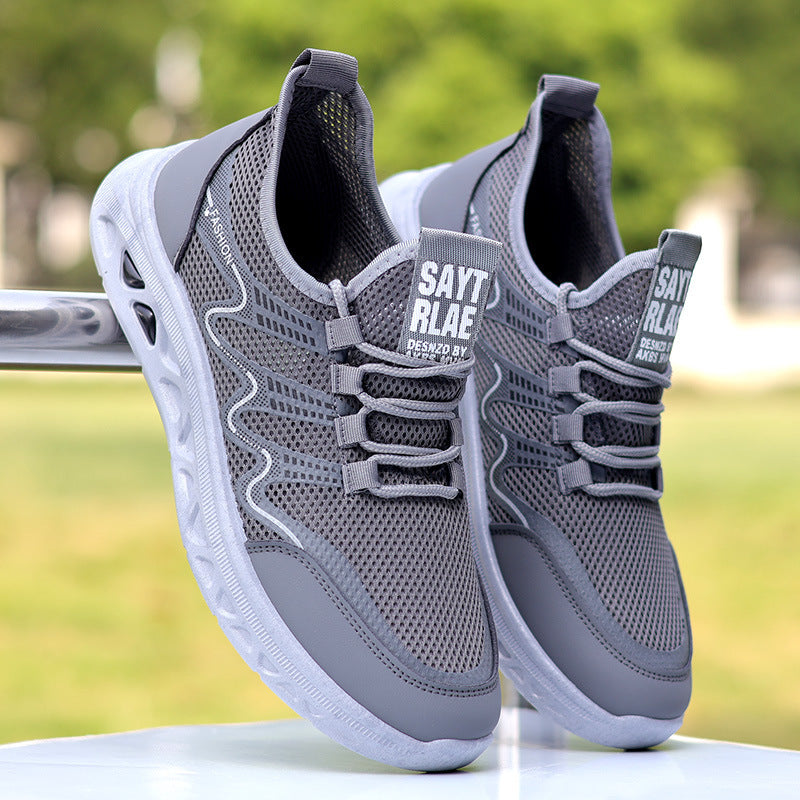 Damen Leichte und atmungsaktive Sportsneaker mit elastischem Design EB