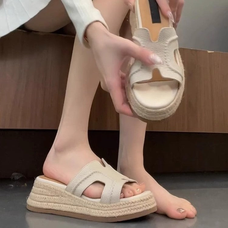 Damen Espadrille-Sandalen mit schickem Metallic-Design EB