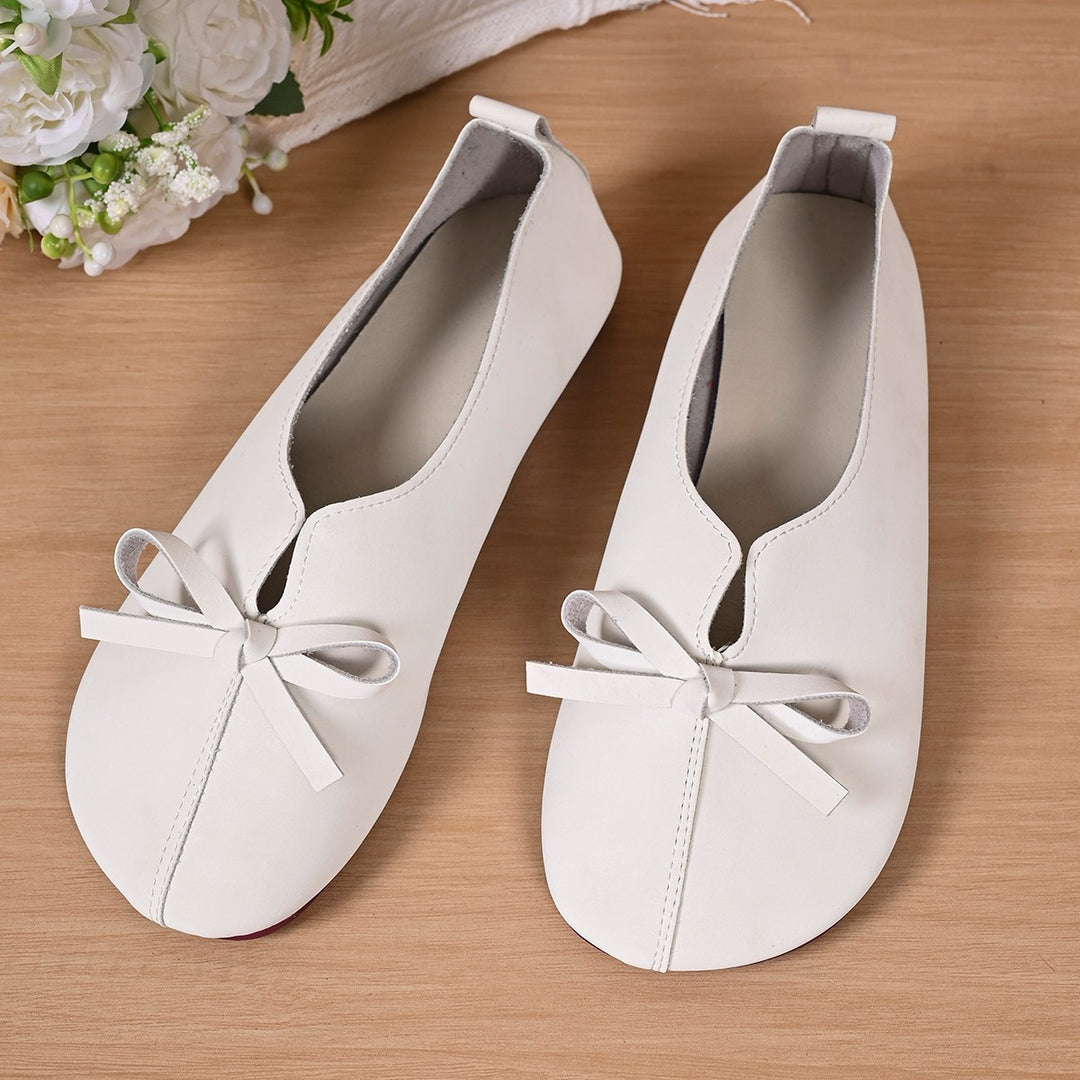 Damen Ballerinas mit modischem Schleifendesign und bequemer Sohle EB