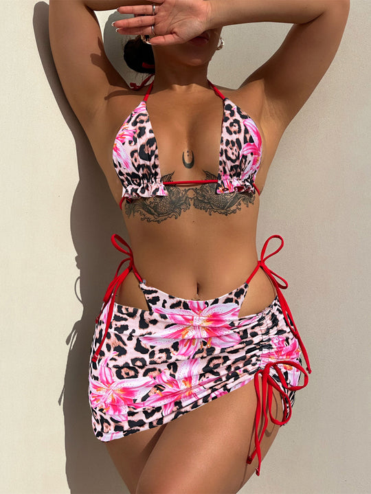 Damen Bikini-Set mit floralem Design von EB