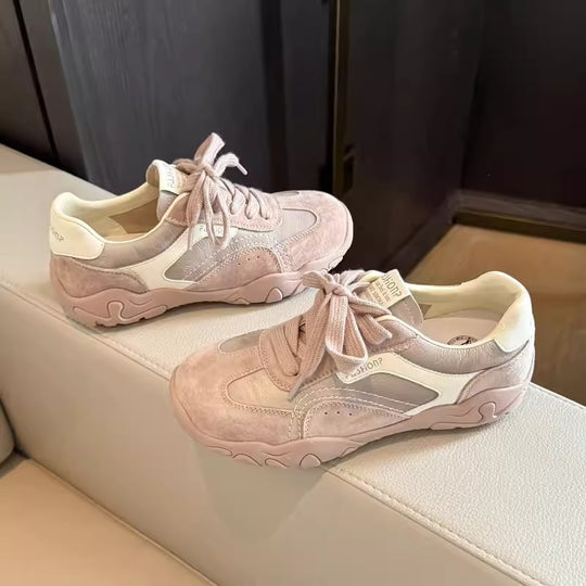 Damen modische Sneaker mit atmungsaktivem Obermaterial und bequemer Dämpfung EB