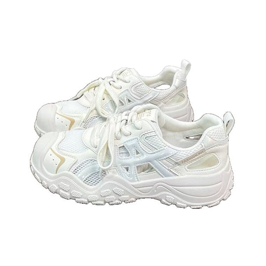 Damen sportive Lifestyle-Sneaker mit atmungsaktiver Mesh-Oberfläche und hochwertiger Dämpfungstechnologie EB