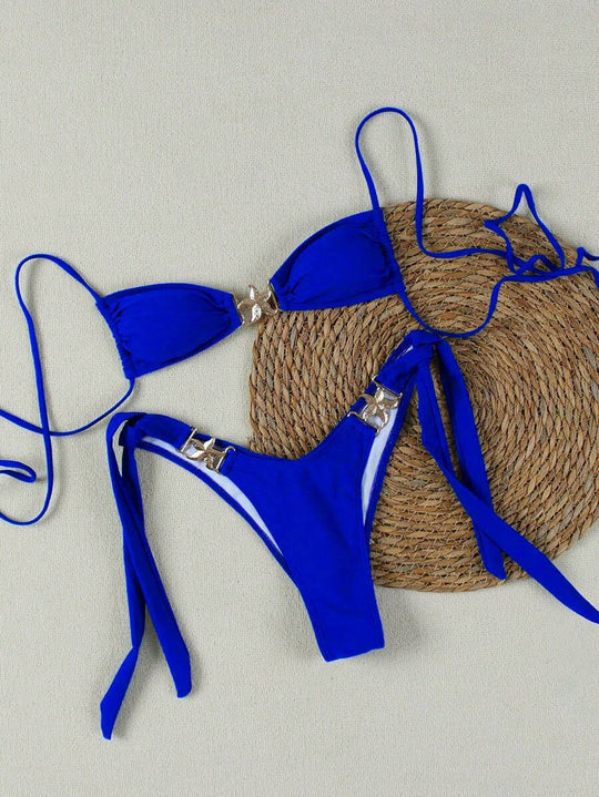 Damen Bikini-Set mit eleganten Schnallen EB