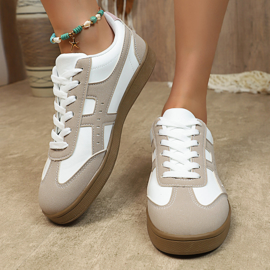 Damen Sportliche Sneakers mit elegantem Design und bequemer Sohle EB