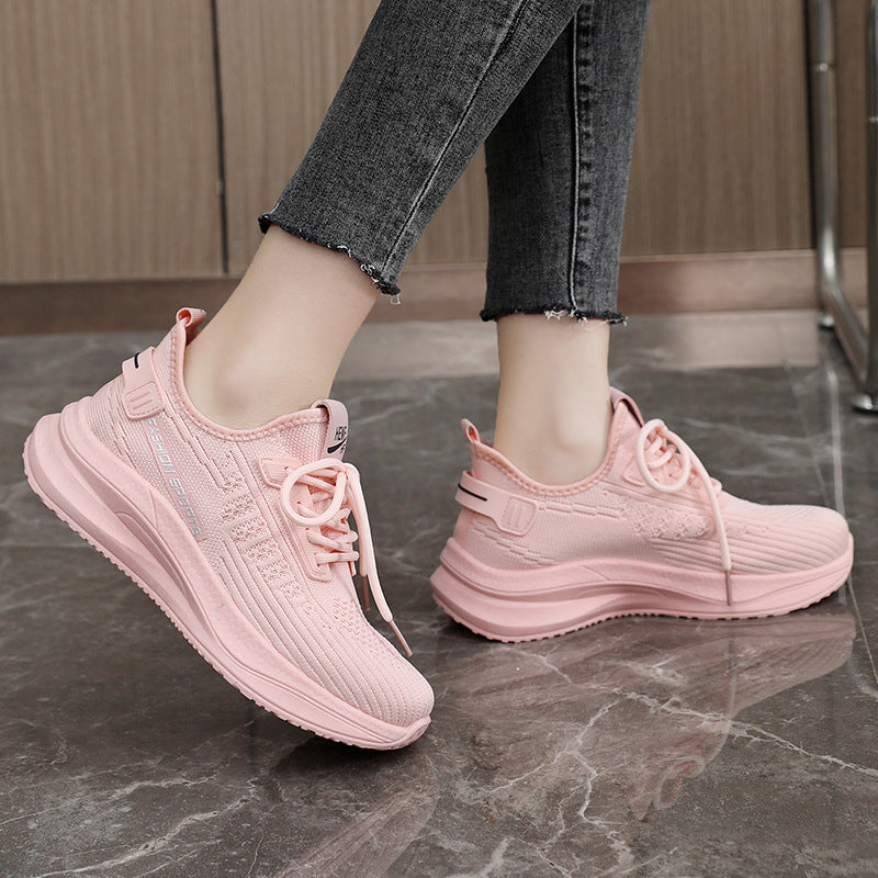 Damen Sportliche Sneakers mit atmungsaktiver Obermaterialstruktur und flexibel dämpfender Sohle EB