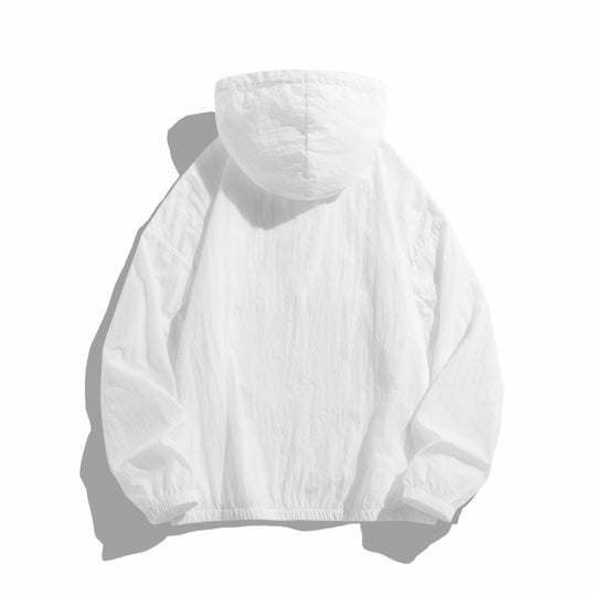 Damen leichte Windjacke mit verstellbarem Kapuzensystem EB