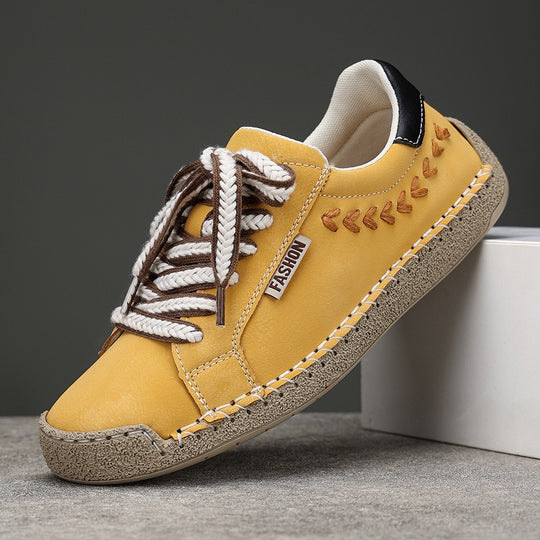 Damen Modische und bequeme Sneakers mit dekorativer Schnürung EB