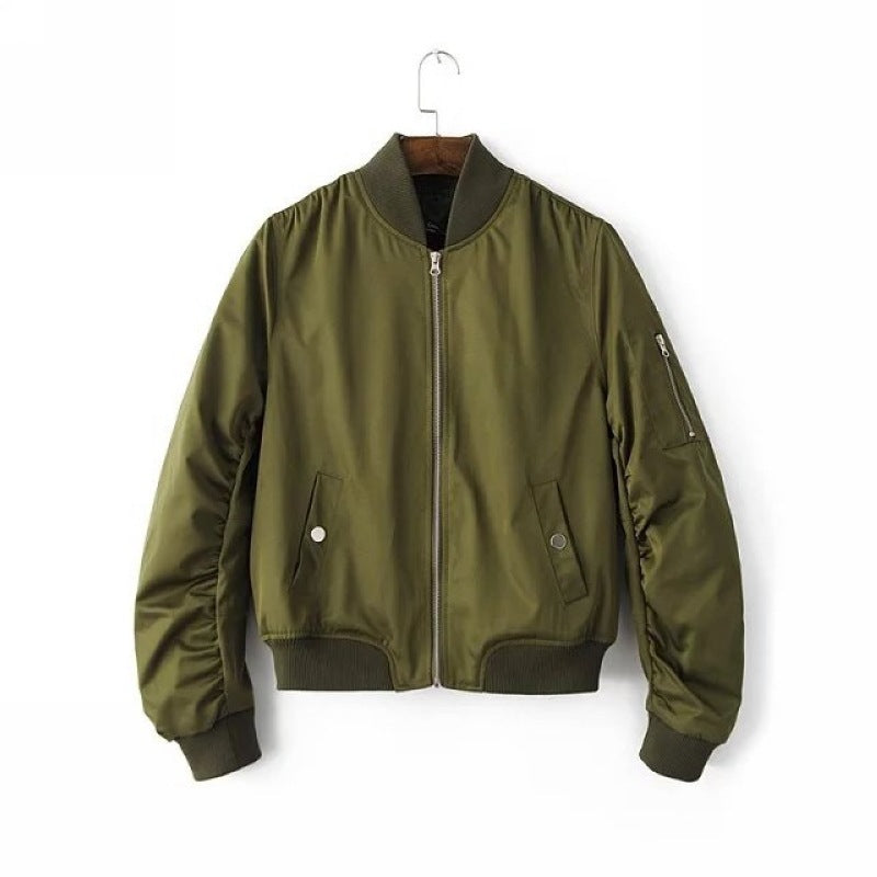 Damen Bomberjacke mit praktischen Taschen und sportlichem Schnitt EB