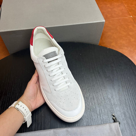 Damen Sportliche Wildleder Sneakers mit modischem Design und flexibler Sohle EB