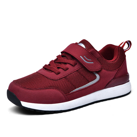 Damen Sportliche Sneaker mit verstellbarem Klettverschluss und atmungsaktiver Netzoberfläche EB