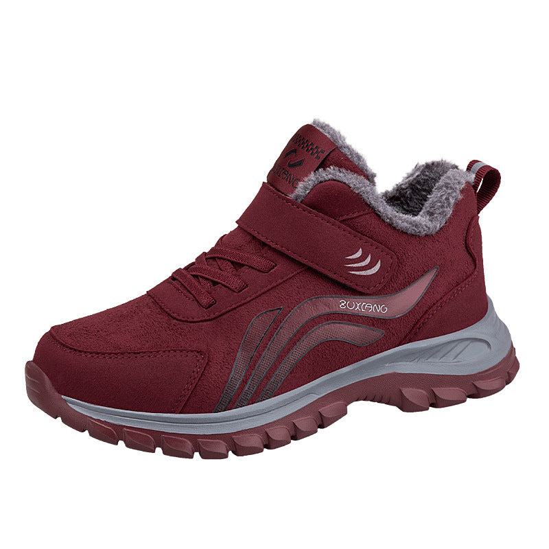Damen Isolierte Winter-Stiefel mit rutschfester Sohle und praktischem Klettverschluss EB