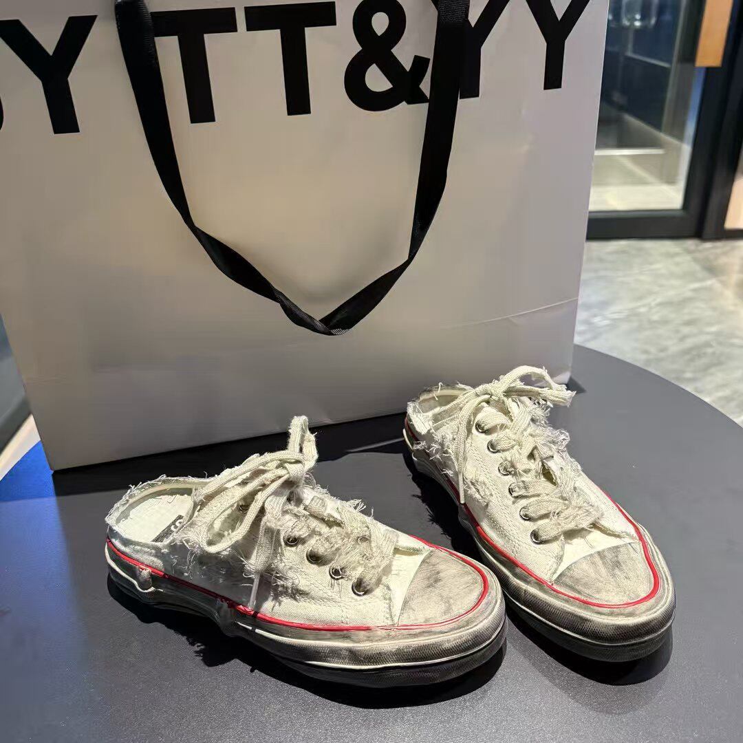 Damen Sneakers mit Vintage-Washed Look und lässigem Design EB