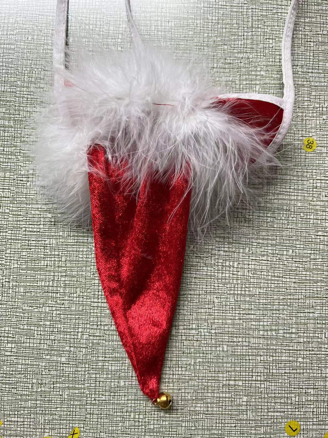 Männer Novelty Plüsch Rentier Tanga mit Geweihtasche