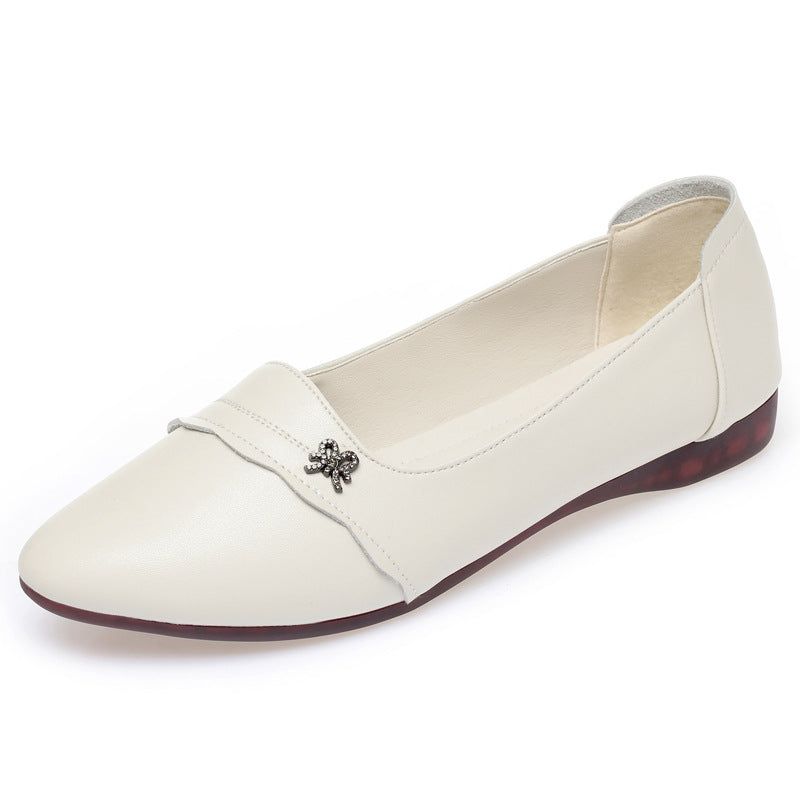 Damen Elegante Ballerinas mit modischem Schleifen-Detail und rutschfester Sohle EB