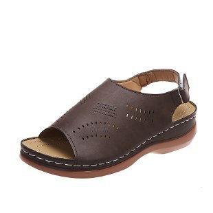Damen elegante Sandalen mit atmungsaktiven Perforierungen EB