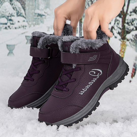 Damen Winterliche Stiefel mit isolierendem Futter und rutschfester Sohle EB