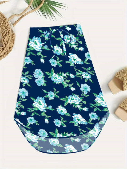 Damen Floral Bedruckter Rock im eleganten Schnitt EB
