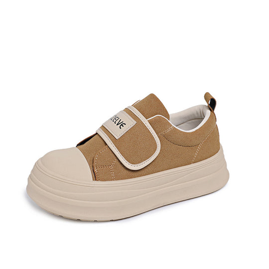 Damen Slip-On Sneakers mit praktischen Klettverschlüssen und komfortabler Sohle EB