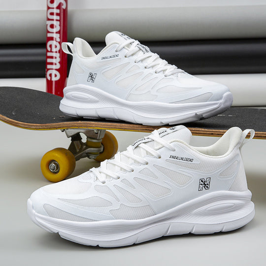 Damen Hochdämpfende Sport-Sneaker mit atmungsaktivem Mesh-Obermaterial EB