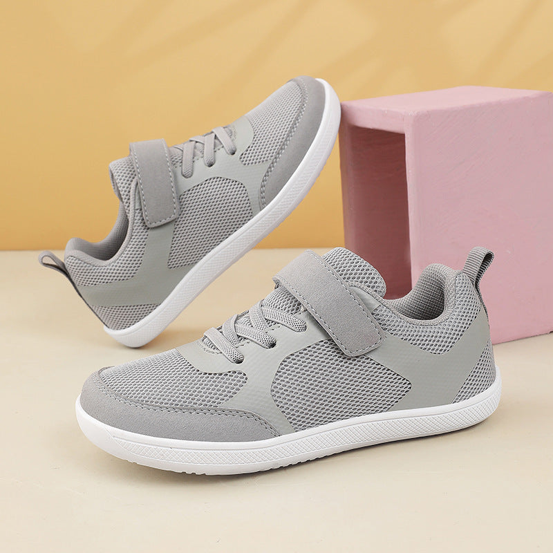 Unisex nan leichte Mesh-Sneaker mit elastischem Schnürsystem, Klettverschluss und EVA-Zwischensohle EB