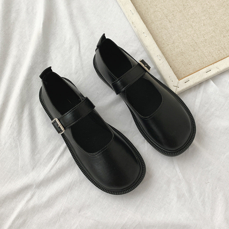 Damen elegante Mary Jane Schuhe mit verstellbarem Riemchen und weichem Innenfutter EB