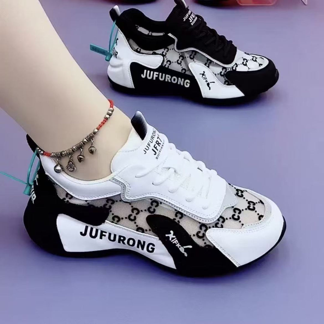 Damen Atmungsaktive Sportschuhe mit extraleichtem Mesh und rutschfester Sohle EB