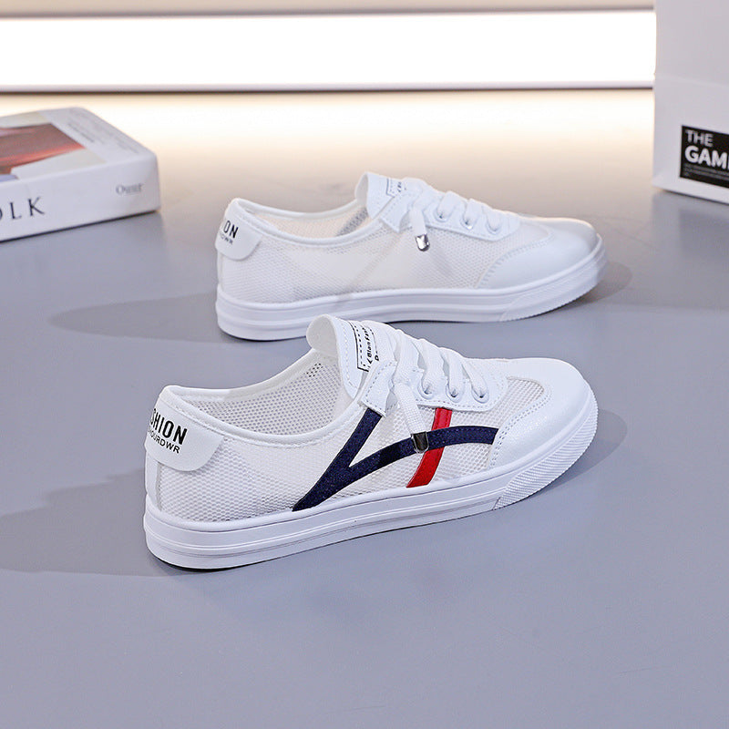 Damen modische Freizeitsneaker mit rutschfester Sohle und atmungsaktivem Obermaterial EB