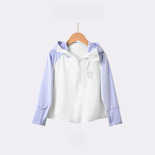 Kinder UV-Schutzjacke mit Kapuze und atmungsaktiven Eigenschaften EB