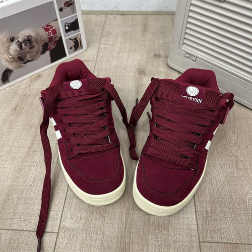Damen Hochwertige Sneakers mit sportlichem Design und atmungsaktivem Futter EB