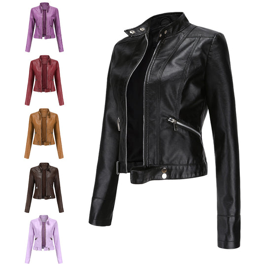 Damen Bikerjacke mit modernem Schnitt EB