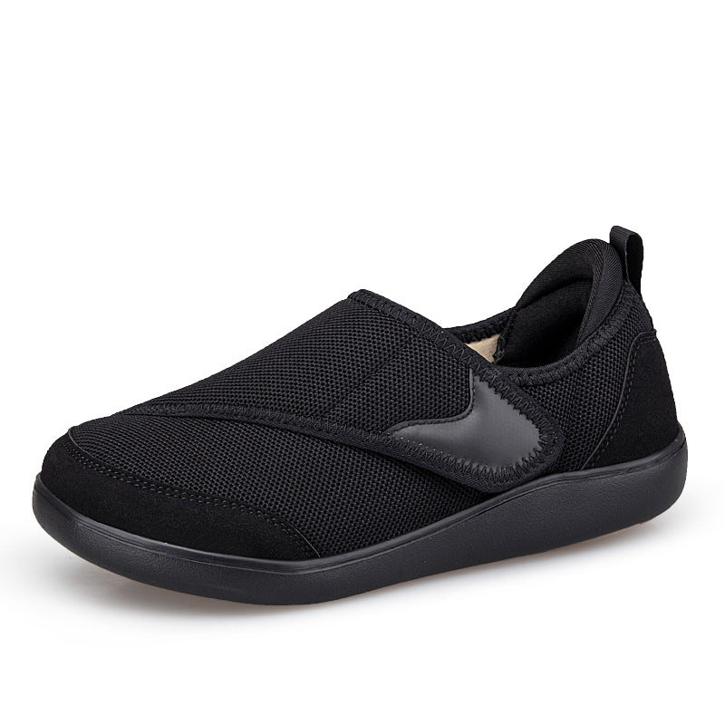 Damen nan einhändig verstellbarer Schlupf-Halbschuh mit Klettriemen, atmungsaktivem Mesh und stoßdämpfender EVA-Sohle EB