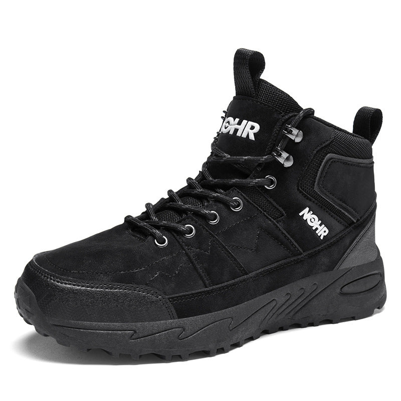 Damen Outdoor-Wanderschuhe mit rutschfester Profilsohle und hohem Schaft EB