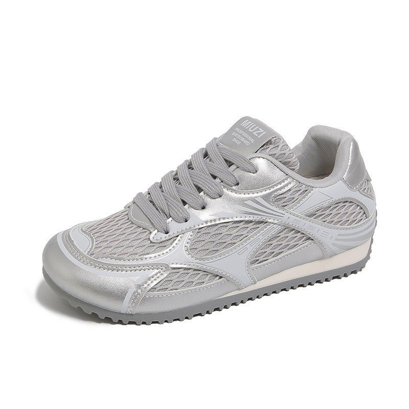 Damen Sportliche Freizeitschuhe mit atmungsaktiver Netzstruktur und rutschfester Sohle EB